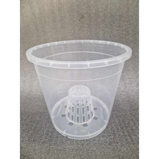Transparent pots for orchids F17 cm